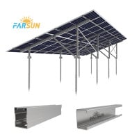 FS Zinc Plated Steel Mounting Structure System With Ground Screw